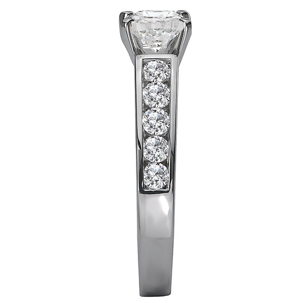 Round Classic Semi-Mount Diamond Ring