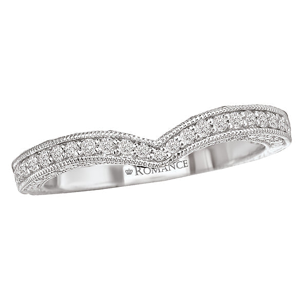 Round Curved Wedding Band