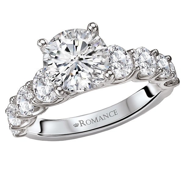 Round Classic Semi-Mount Diamond Ring