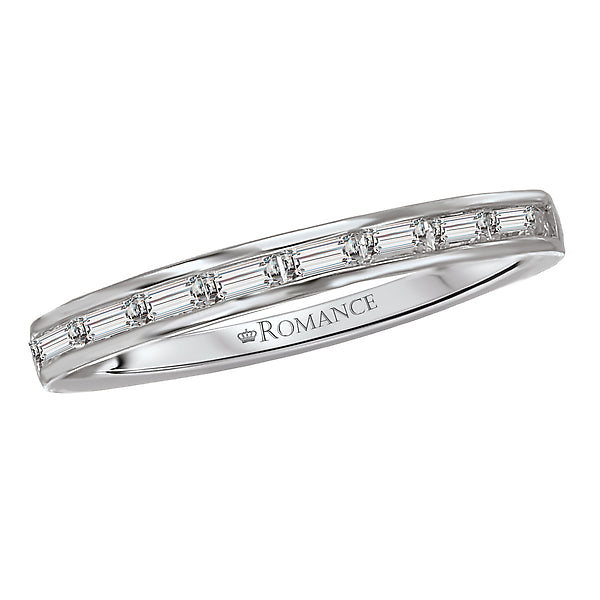 Baguette Matching Diamond Wedding Band