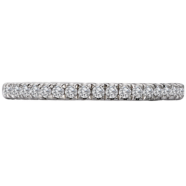 Round Matching Diamond Wedding Band