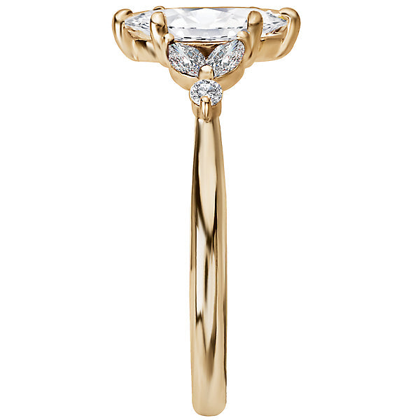 Marquise Classic Semi-Mount Engagement Ring
