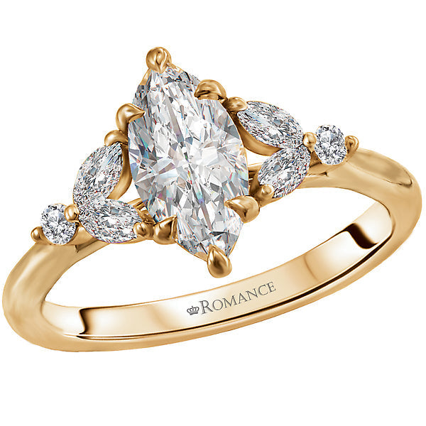 Marquise Classic Semi-Mount Engagement Ring