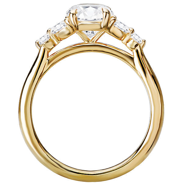 Round Diamond Semi-Mount Engagement Ring