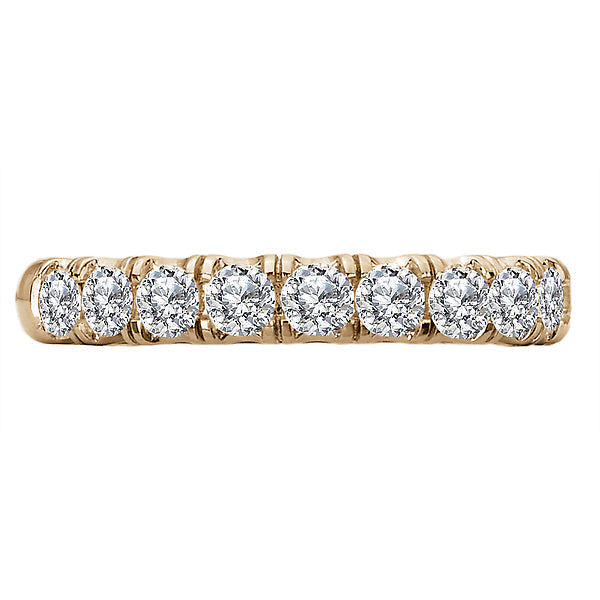 Round Diamond Wedding Band