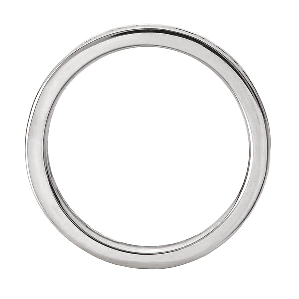 Princess Diamond Straight Wedding Band