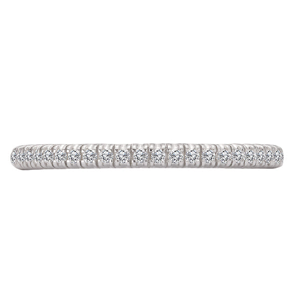 Round Diamond Straight Front Diamond Ring