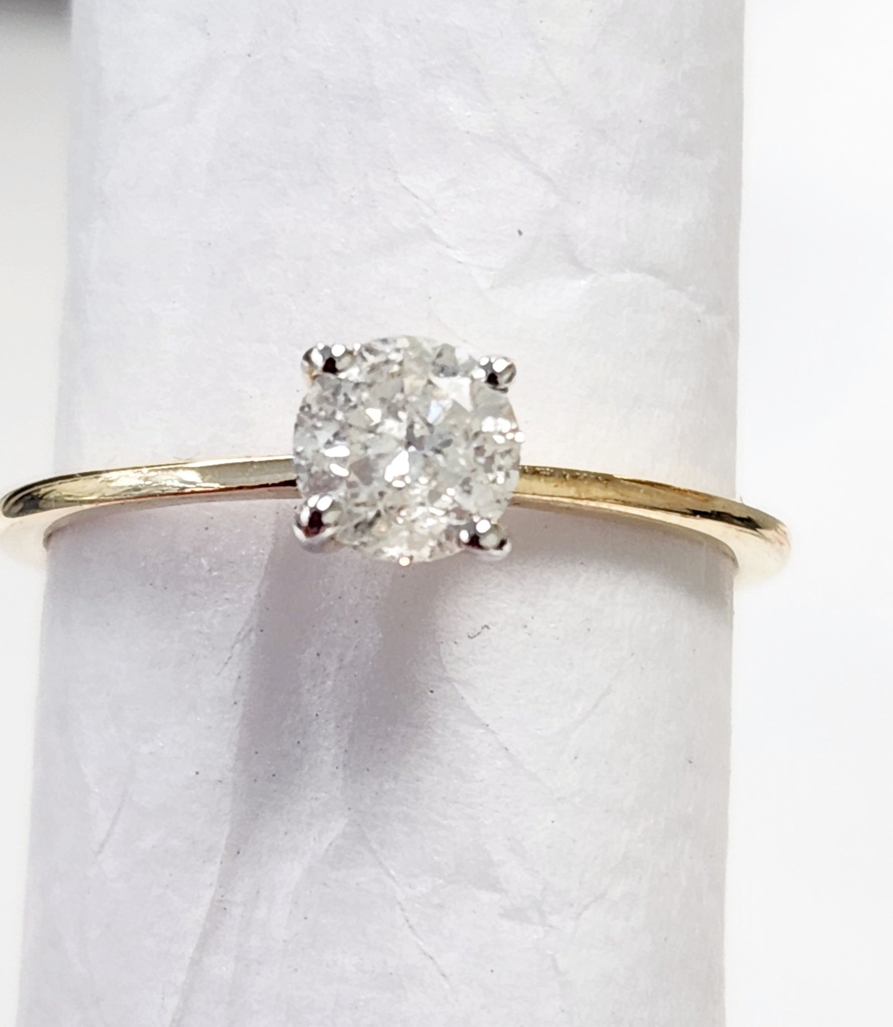 1/2 ct diamond solitaire ring