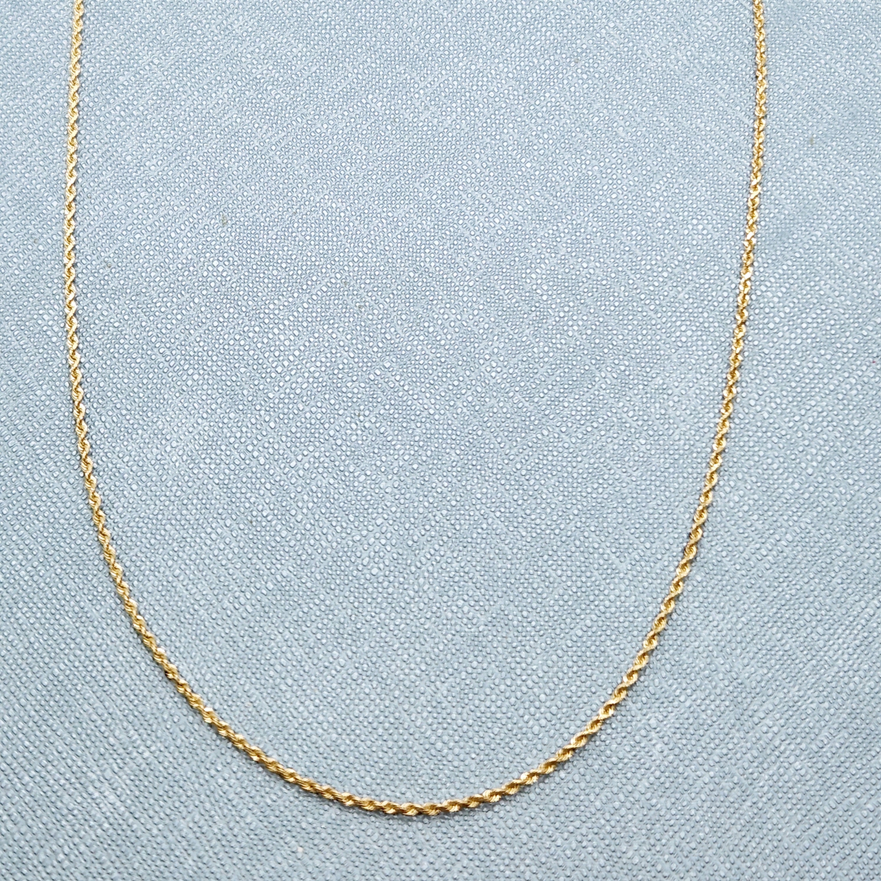 14k rope chain, 16"