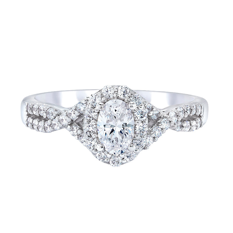 infinity engagement ring by love story