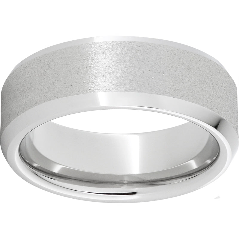 serinium® beveled edge band with stone finish and polished edges