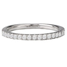 Round Diamond Wedding Band