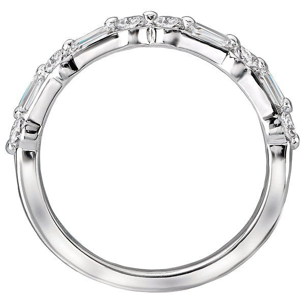 Baguette Matching Wedding Band