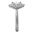 Oval Halo Semi-Mount Diamond Ring