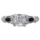 Round Classic Semi-Mount Diamond Ring