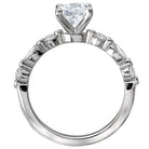 Oval Classic Semi-Mount Diamond Ring