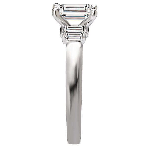 Emerald Classic Semi-Mount Diamond Ring