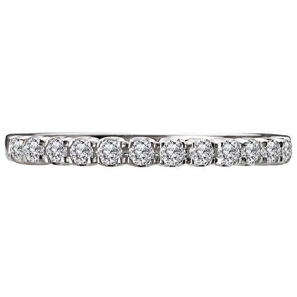Round Diamond Wedding Band
