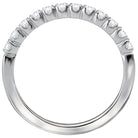 Round Diamond Wedding Band
