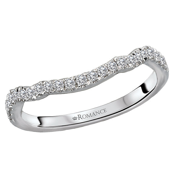 Round Curved Wedding Band