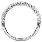 Round Diamond Wedding Band