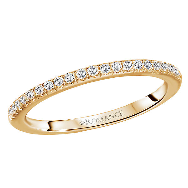 Round Diamond Wedding Band