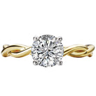 Round Halo Diamond Engagement Ring