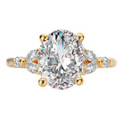 Oval Classic Semi-Mount Diamond Engagement Ring