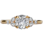 Round Diamond Semi-Mount Engagement Ring