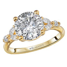 Round Diamond Semi-Mount Engagement Ring