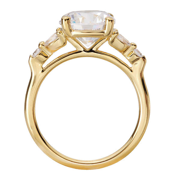 Round Diamond Semi-Mount Engagement Ring