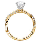 Round Semi-Mount Diamond Engagement Ring