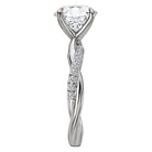 Round Semi-Mount Diamond Engagement Ring