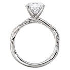 Round Semi-Mount Diamond Engagement Ring