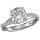 Round Semi-Mount Diamond Engagement Ring