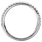 Round Diamond Wedding Band