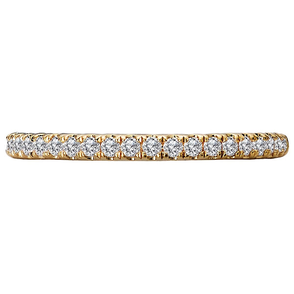 Round Diamond Wedding Band
