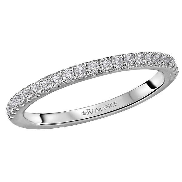 Round Diamond Wedding Band