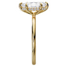 Marquise Diamond Hidden Halo Engagement Ring