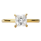 Princess Diamond Hidden Halo Engagement Ring