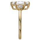 Marquise Three Stone Semi-Mount Diamond Engagement Ring