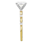 Oval Semi-Mount Diamond Engagement Ring