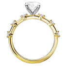 Round Semi-Mount Diamond Engagement Ring