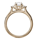 Oval Semi-Mount Diamond Engagement Ring