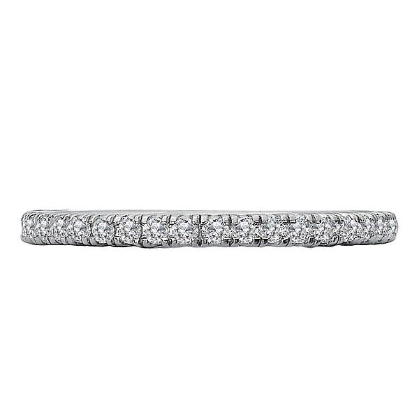 Round Diamond Wedding Band