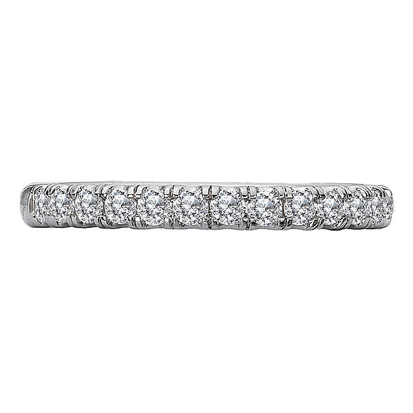 Round Diamond Wedding Band