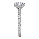 Round Diamond Semi-Mount Engagement Ring