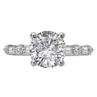 Round Diamond Semi-Mount Engagement Ring