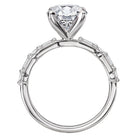 Round Diamond Semi-Mount Engagement Ring