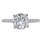 Round Diamond Semi-Mount Engagement Ring